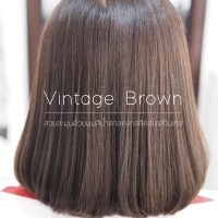 Vintage Brown สวยละมุนด้วยผมสีน้ำตาลสไตล์วินเทจ