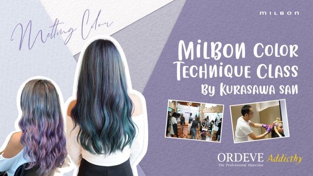 MILBON Color Technique Class By Kurasawa San