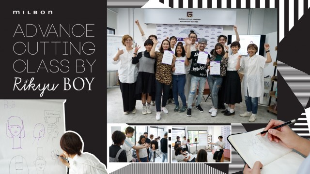 MILBON Advance Cutting Class by Boy Rikyu