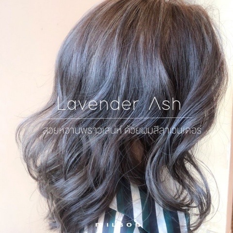 Lavender Ash สวยหวานพราวเสน่ห์ ด้วยผมสีลาเวนเดอร์แอช