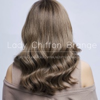 Lady Chiffon Brange สู่ความเป็นเลดี้ ด้วยสีน้ำตาลเบจประกายเทาชิฟฟ่อน