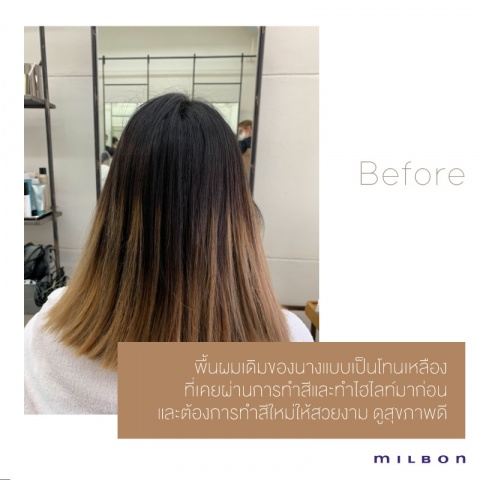 Pearl Balayage สีผมสวยละมุน แต่แฝงไปด้วยความงามด้วยไข่มุกสีเทา