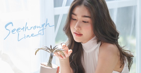 Seethrough Aqua Mint  เผยเสน่ห์หญิงสาวให้นุ่มนวลเป็นธรรมชาติ ด้วยผมสีเขียวมิ้นท์โทนเย็น