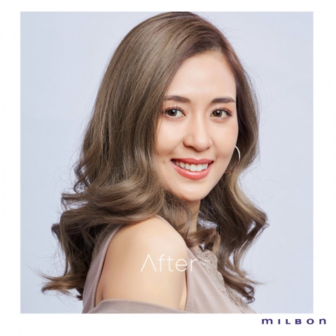 Lady Chiffon Brange สู่ความเป็นเลดี้ ด้วยสีน้ำตาลเบจประกายเทาชิฟฟ่อน